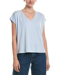 Eileen Fisher - V-Neck Square Top - Lyst