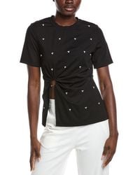 Gracia - Front Stone Work Side Slit Top - Lyst