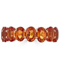 Diana M. Jewels - Fine Jewelry 18K Rose 10.22 Ct. Tw. Sapphire Eternity Ring - Lyst