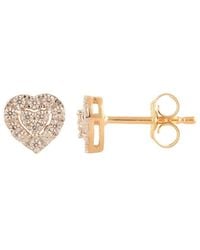 Lab Grown Diamonds - Plated 0.25 Ct. Tw. Lab-Grown Diamond Studs - Lyst