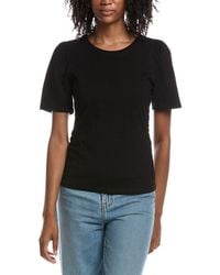 Current/Elliott - Puff Sleeve T-Shirt - Lyst