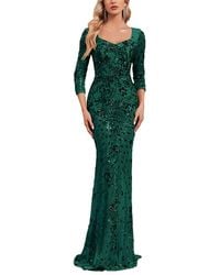 Vincent - Embroidered Maxi Dress - Lyst