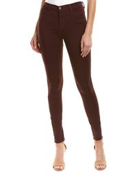 J Brand Maria Botany High-rise Skinny Leg - Red