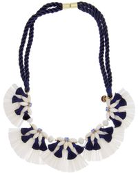 Saachi - Fiesta Floral Mother-of-pearl Necklace - Lyst