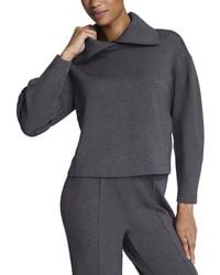 Spanx - Brushed Collared Top - Lyst