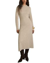 Reiss - Mila Wool-Blend Midi Dress - Lyst