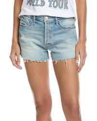 Mother - Denim The Tomcat Kick Fray True Confessions Short - Lyst