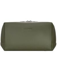 CHAMPS - Onyx Leather Toiletry Bag - Lyst