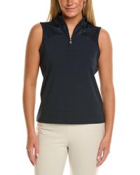 Stella Parker - Mock Neck Combo Top - Lyst