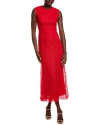 Lela Rose Holly Fruit Motif Lace Mini Dress in Yellow Lyst UK