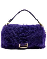 Fendi - Limited Edition Fur Leather Medium Baguette Nm (Authentic Pre- Owned) - Lyst
