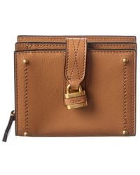 Chloé - Paddington Square Leather Card Case - Lyst
