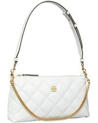 Tory Burch - Willa Glazed Zip Leather Shoulder Bag - Lyst