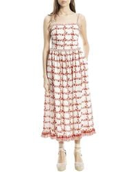 Max Studio - Straight Neck Spaghetti Strap Maxi Dress - Lyst