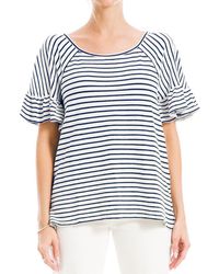 Max Studio - Flutter Textured Knit Top - Lyst