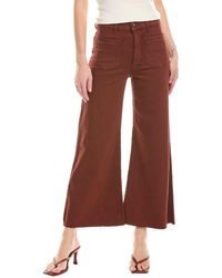 Madewell - Henna Flared Wide Leg Crop Jean - Lyst