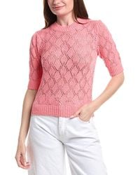 Isla - Piper Pointelle Knit Top - Lyst