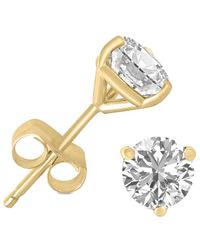 Lab Grown Diamonds - 14k 2.00 Ct. Tw. Lab Grown Diamond Studs - Lyst