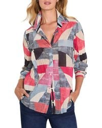 NIC+ZOE - Plus Set Sail Crinkle Shirt - Lyst