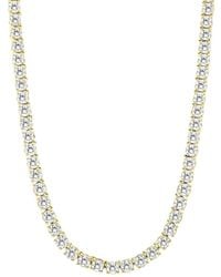 Forever Creations Signature - Forever Creations 14k 20.00 Ct. Tw. Lab Grown Diamond Tennis Necklace - Lyst