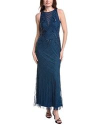 Adrianna Papell - Sleeveless Solid Maxi Dress - Lyst