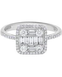 H.J. Namdar - 18K 0.75 Ct. Tw. Diamond Cluster Ring - Lyst