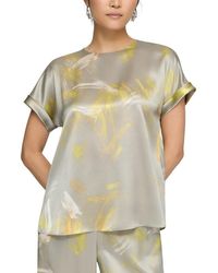 Lafayette 148 New York - Cuffed Blouse - Lyst