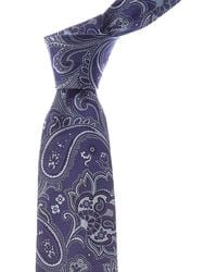 Etro - Paisley Silk Tie - Lyst