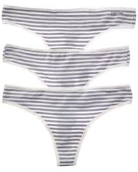Calvin Klein - 3Pk Form Thong - Lyst