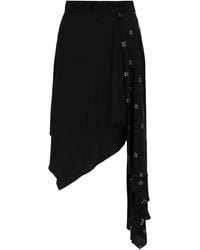 Givenchy - 4G Asymmetrical Skirt - Lyst