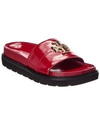 Tory Burch - Everly Anatomic Lug Leather Sandal - Lyst