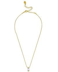Rivka Friedman - 18K Plated Cz Stackable Necklace - Lyst