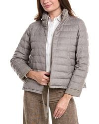Herno - Silk & Cashmere-blend Quilted Down Jacket - Lyst