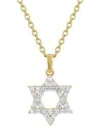 Reiss - 14K 0.36 Ct. Tw. Diamond Star Of David Necklace - Lyst