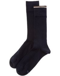BOSS - Boss Set Of 2 Light Rib Sock - Lyst