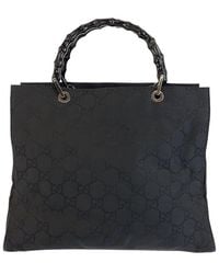 Gucci - Nylon Bamboo Tote (Authentic Pre-Loved) - Lyst