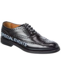 Off-White c/o Virgil Abloh - Off- X Church's Burwood Leather Loafer - Lyst