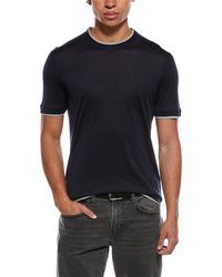 Brunello Cucinelli - Silk-Blend T-Shirt - Lyst