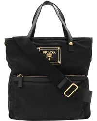 Prada - Nylon 2-Way Tote Shoulder Bag (Authentic Pre-Loved) - Lyst