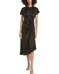 Theory - Dolman Sleeve Midi Dress - Lyst