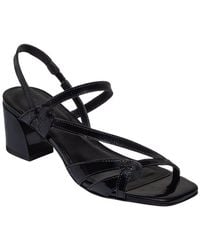 Bernardo - Gyoda Patent Mid Heel Sandal - Lyst