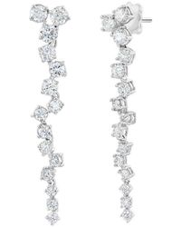 Jewels by Viomo - 14K 3.02 Ct. Tw. Diamond Drop Earrings - Lyst