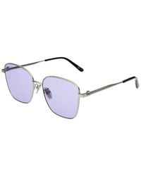 Balenciaga Bb0165sa 59mm Sunglasses - Metallic