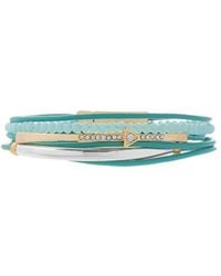 Saachi - Crystal Arrow Bracelet - Lyst