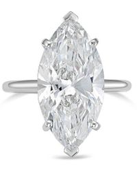 Diana M. Jewels - Diana M. Platinum 10.00 Ct. Tw. Lab-Grown Diamond Solitaire Ring - Lyst