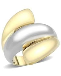 Alamode Jewelry - Plated Stainless Steel Ring - Lyst