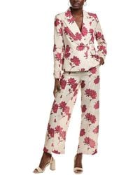 Nanette Lepore - 2Pc Linen-Blend Jacket & Pant Set - Lyst