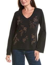 Johnny Was - Kimono Sleeve Beaded T-Shirt - Lyst