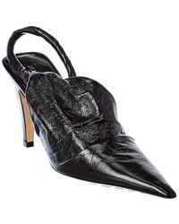 Bottega Veneta - The Point Leather Slingback Pump - Lyst