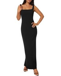Bebe - Square Neck Maxi Dress - Lyst